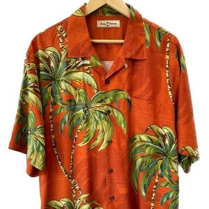 Tommy Bahama Button-Down Hawaiian Shirt.